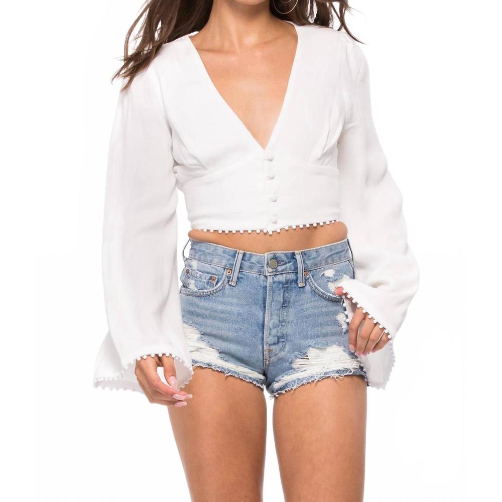 NEW STONE COLD FOX cruise top in white - Picture 1 of 4